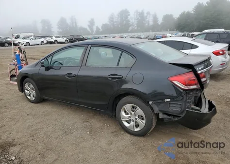 2013 Honda Civic Lx from USA, damaged, VIN 2HGFB2F55DH596681